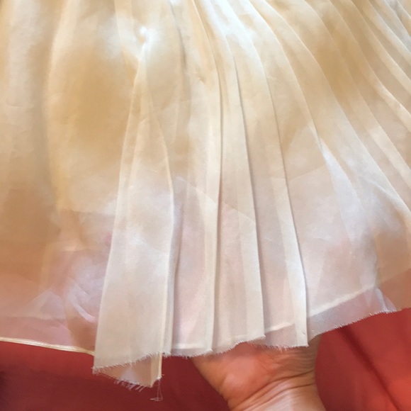 Betsey Johnson Cream Dress Size 6 - Picture 8 of 8